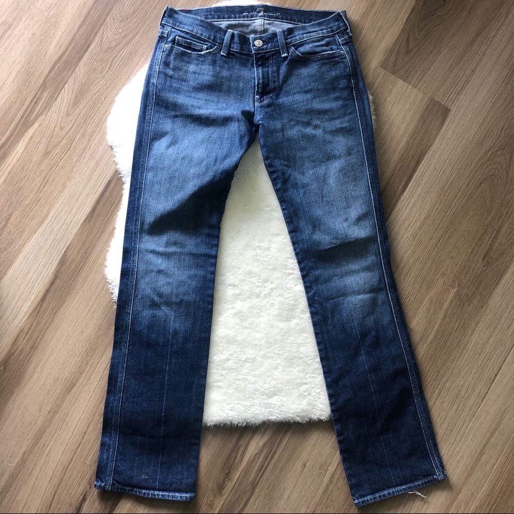 7 For All Mankind Colette Straight Leg Jean S:29
